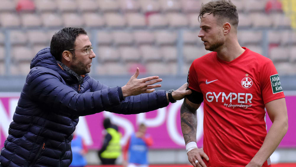 Boris Schommers (li.) und Timmy Thiele im Gespräch