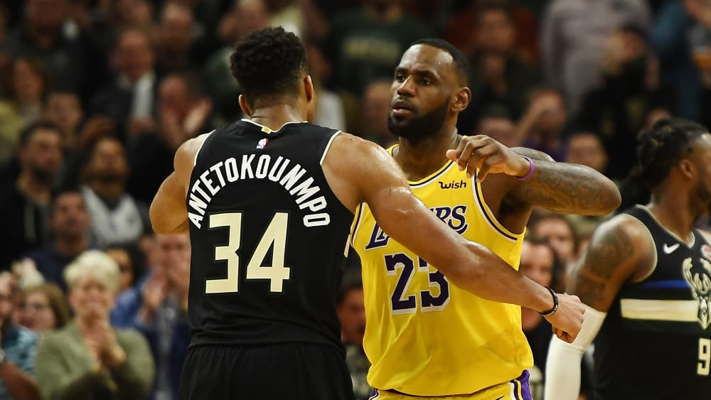 Führen ihre Teams als Kapitän an: Giannis Antetokounmpo und LeBron James.