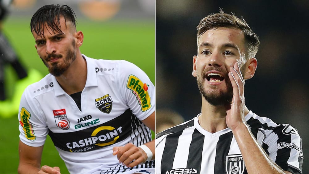 Mergim Berisha und Orestis Kiomourtzoglou