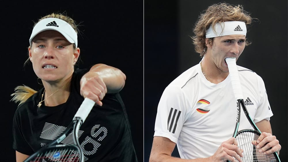 Für beide begann die Saison nicht gut: Angelique Kerber und Alexander Zverev.