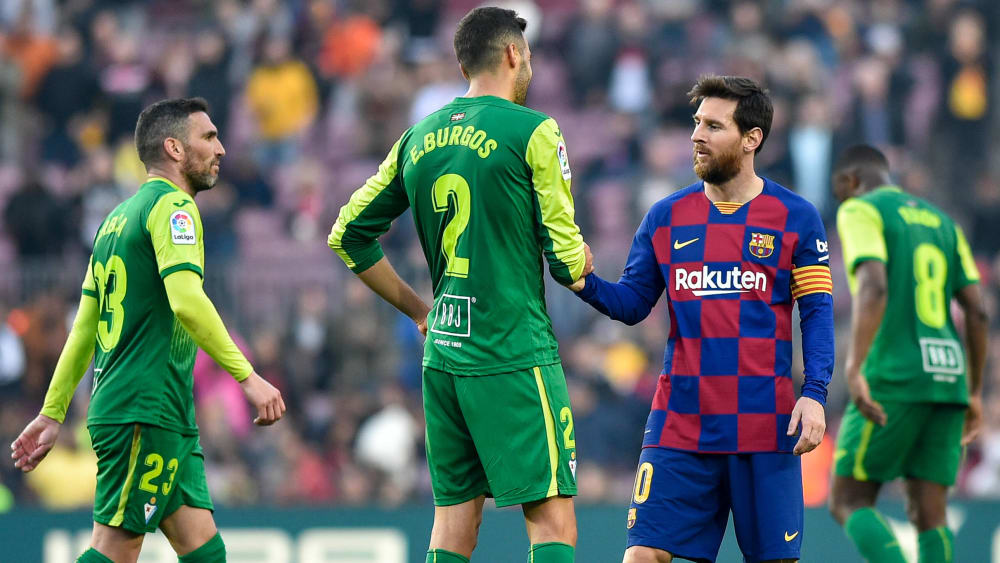 Danke für die Lehrstunde, Leo: Eibar erwies sich als fairer Verlierer.