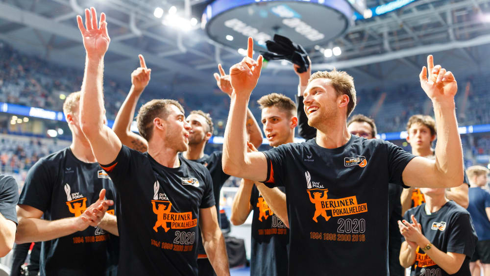 Pokalsieger 2019/20: Die Berlin Volleys.