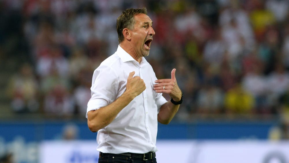 Fordert mehr Engagement von seinen Ersatzspielern: Kölns Trainer Achim Beierlorzer.