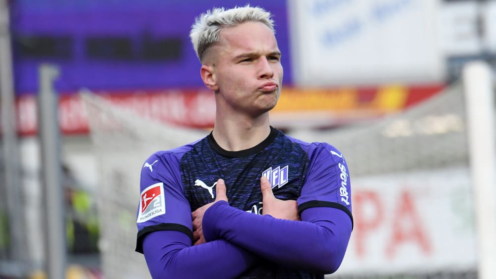 Niklas Schmidt traf für Osnabrück zum 2:0.