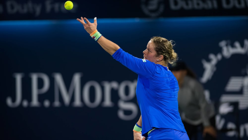 Raus in Runde eins: Kim Clijsters.