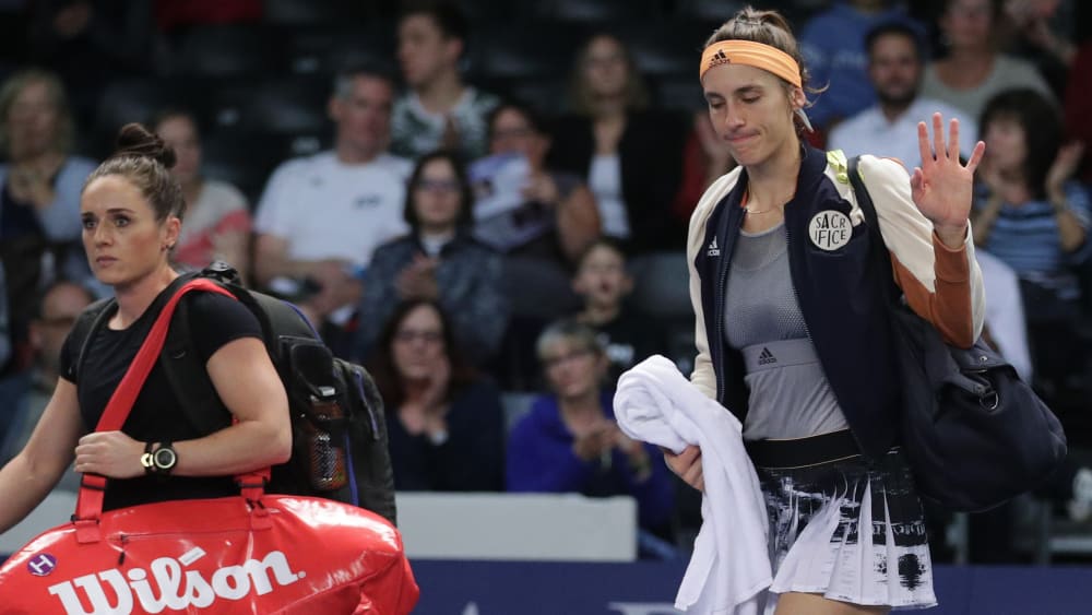 Verletzungsbedingter Abgang in Luxemburg: Andrea Petkovic.
