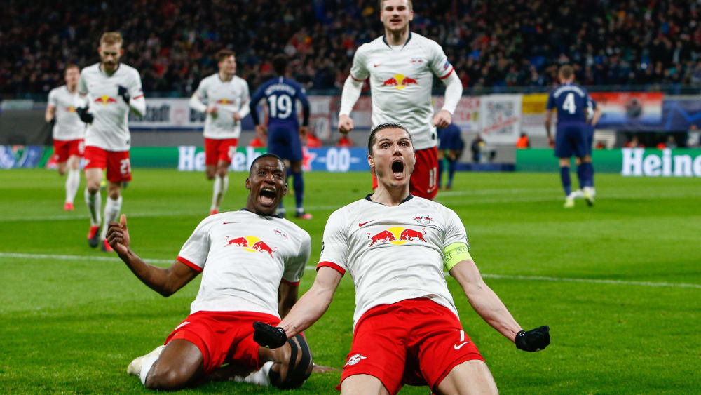 Ein perfekter Abend: Marcel Sabitzer (re.) erzielte für die Leipziger einen Doppelpack.