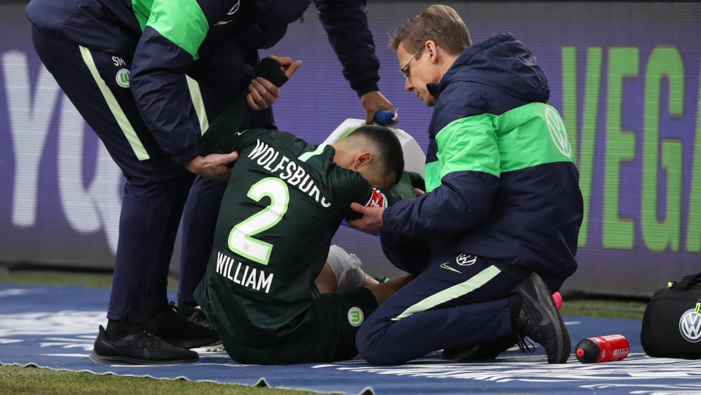 Bittere Verletzung: Wolfsburgs William erlitt einen Kreuzbandriss.