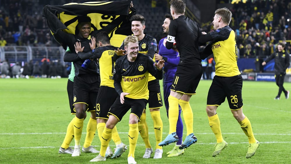 Erst gezittert, dann gefeiert: Der BVB spielt weiter in der Champions League.