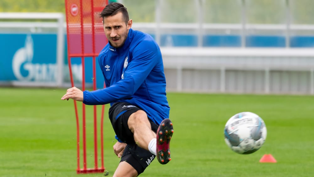 Schalkes Steven Skrzybski feiert Wiedersehen mit Ex-Klub Union Berlin.