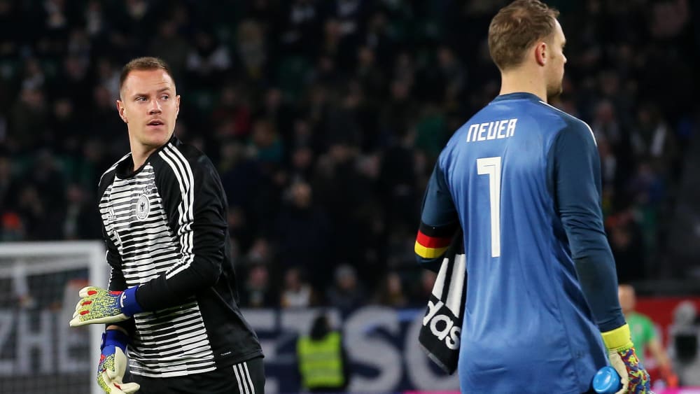Marc-André ter Stegen (links) und Manuel Neuer