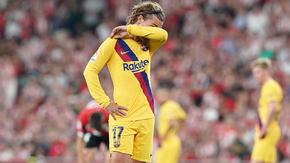 In Bilbao wirkungslos: Neu-Katalane Antoine Griezmann.