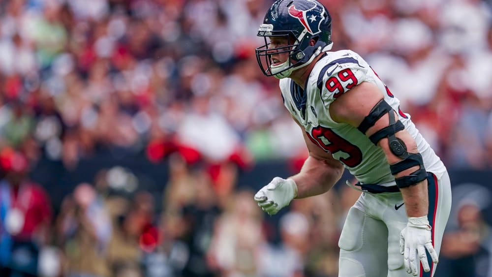 J.J. Watt ist Star der Houston Texans.