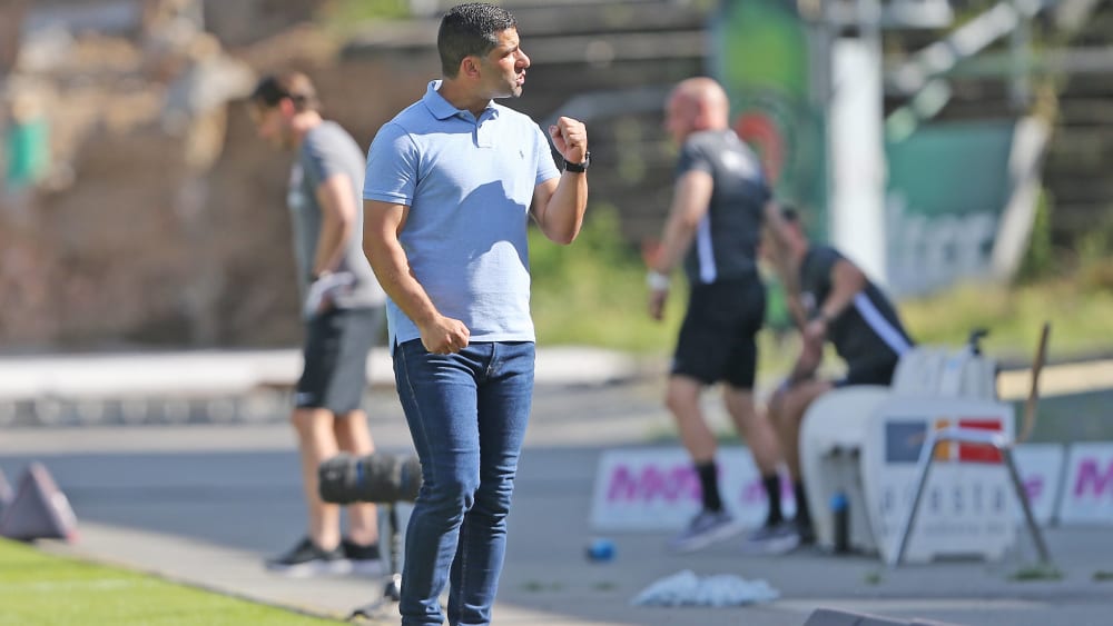 Darmstadts Trainer Dimitrios Grammozis: "Ich bin froh über ...