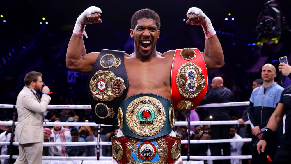 Er holte sich seine WM-Titel zurück: Anthony Joshua.