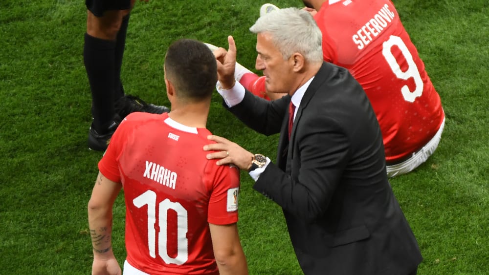 Granit Xhaka und Vladimir Petkovic