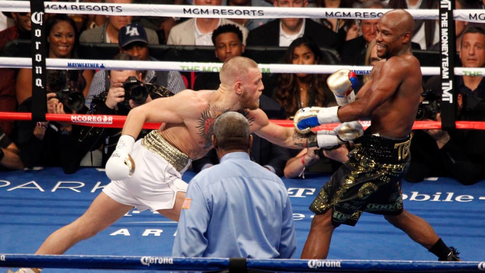 2017: Conor McGregor und Floyd Mayweather.
