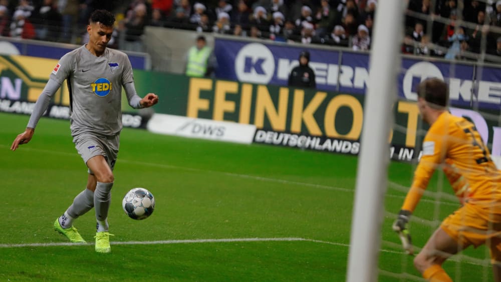 Davie Selke arbeitete gegen Frankfurt viel