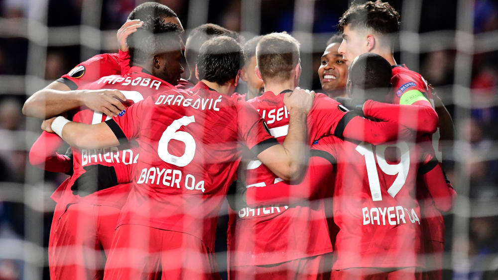 Bayer 04 Leverkusen spielt im Europa-League-Achtelfinale gegen die Glasgow Rangers.