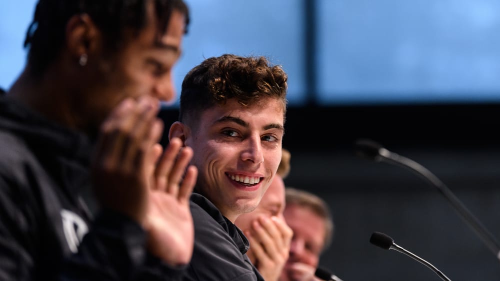 Hält sich vornehm zurück: Leverkusens Kai Havertz.