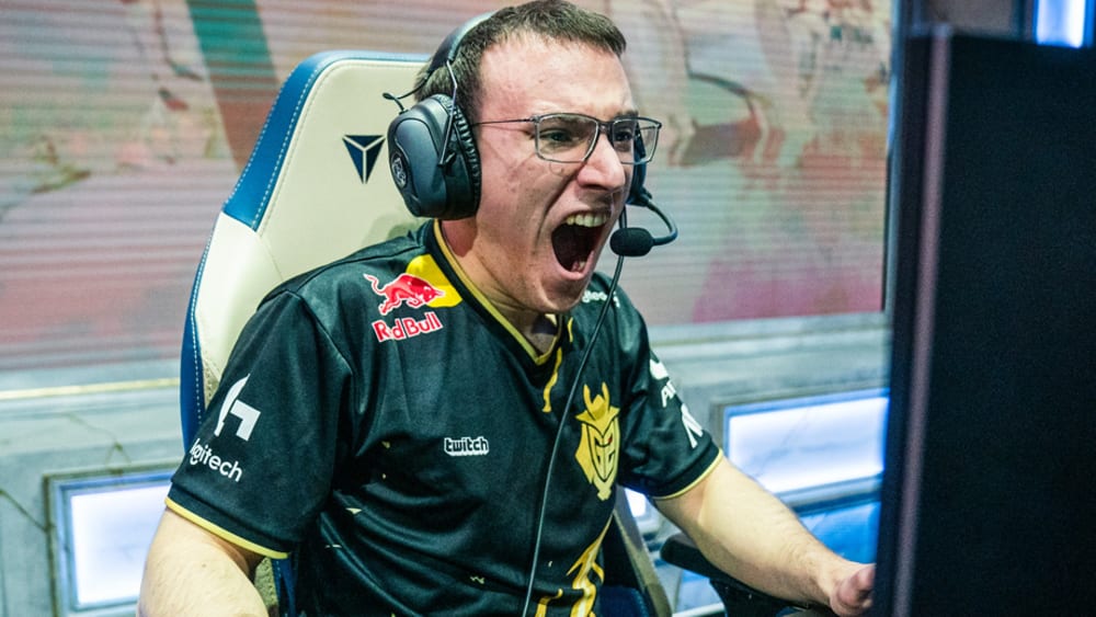 Nach dem Sieg gegen SKT kamen die Emotionen raus, wie bei G2-Kapitän Luka 'Perkz' Perkovic.