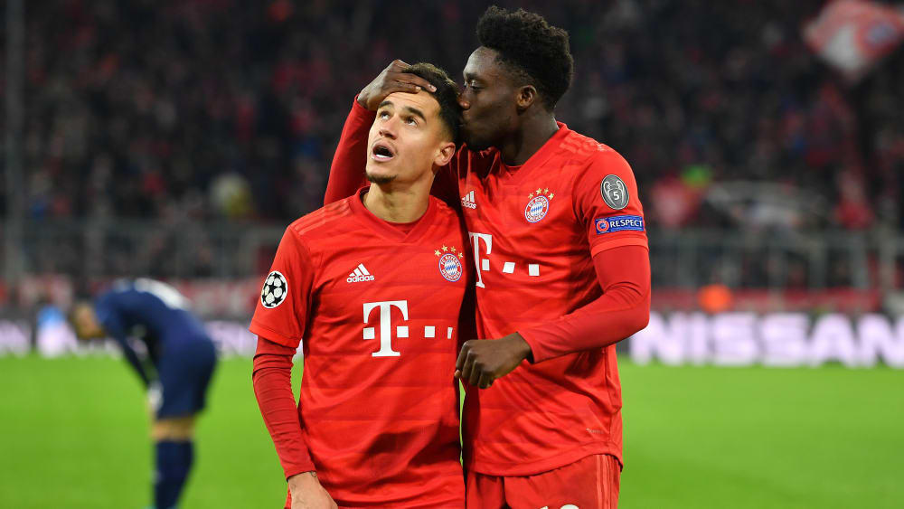 Philippe Coutinho und Alphonso Davies