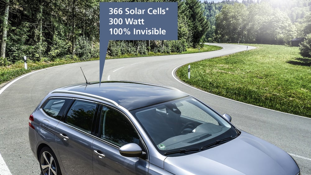 Auto mit Solardach