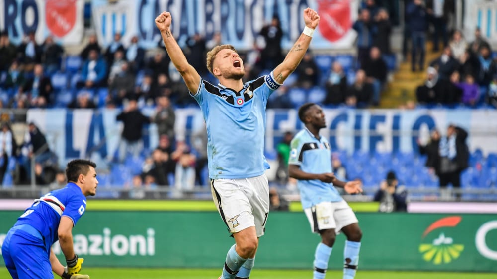 Ciro Immobile ist das Aushängeschild von Lazio Rom.