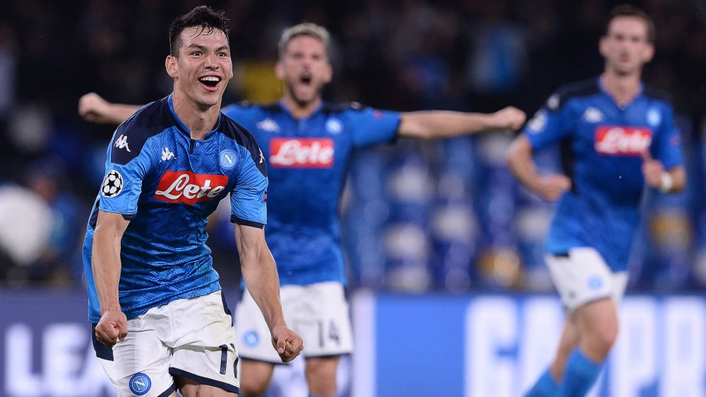 Irving Lozano hat für Napoli in der Champions League getroffen.