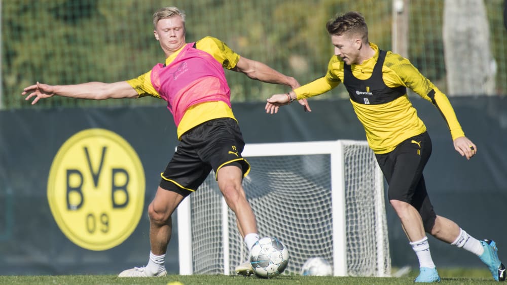 Erling Haaland und Kapitän Marco Reus