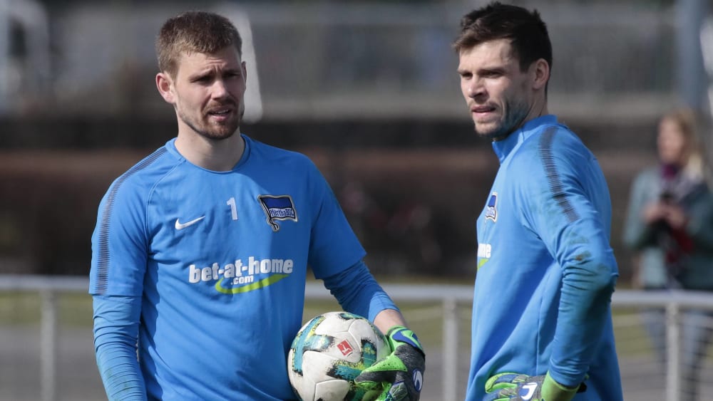 Rollentausch: Rune Jarstein wird ab kommender Woche wieder für Thomas Kraft im Tor stehen.