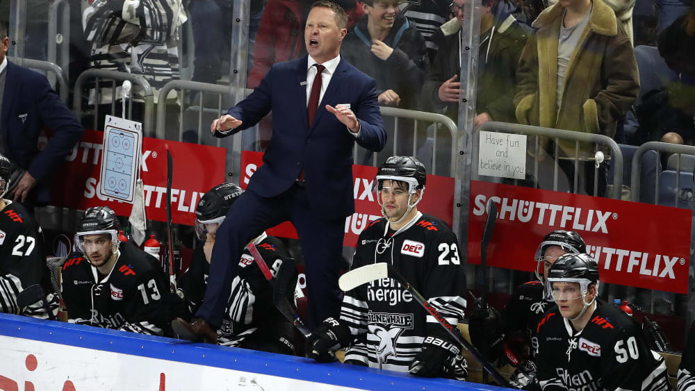 Haie-Trainer Mike Stewart