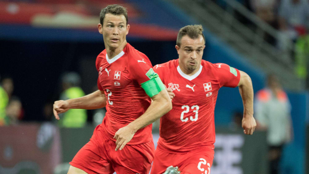 Stephan Lichtsteiner und Xherdan Shaqiri