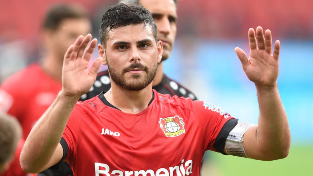 Leverkusens Offensivspieler Kevin Volland