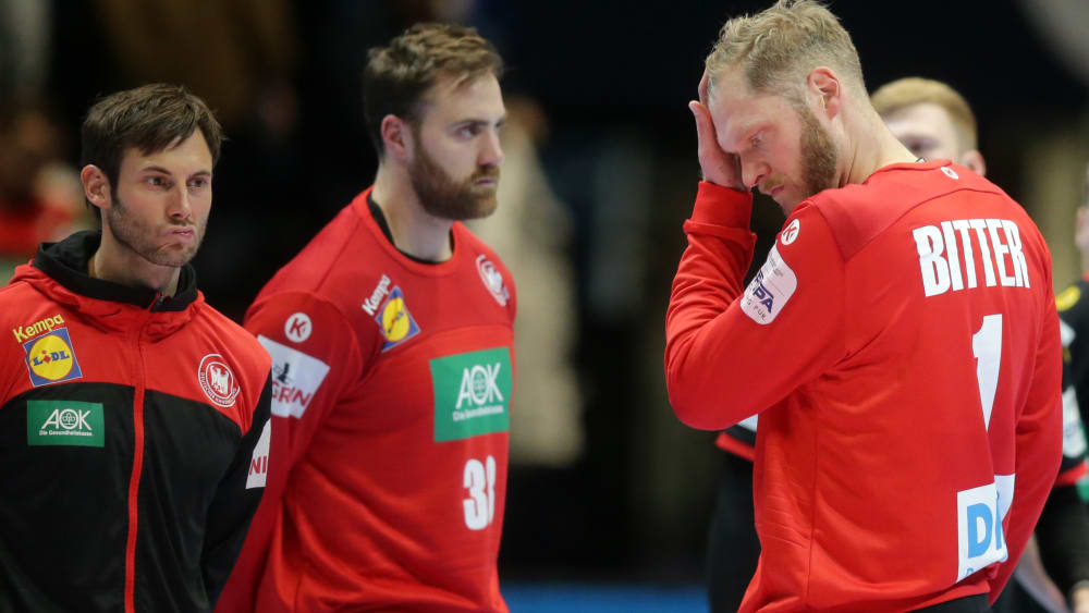 Was war gut, was war schlecht? Das deutsche Team nach dem Spiel gegen Lettland.