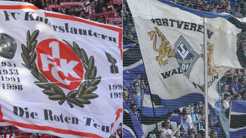 Fans von Kaiserslautern und Mannheim