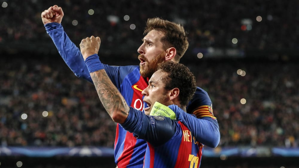 Vorerst werden die beiden nicht wieder zusammen für Barcelona spielen: Lionel Messi und Neymar.