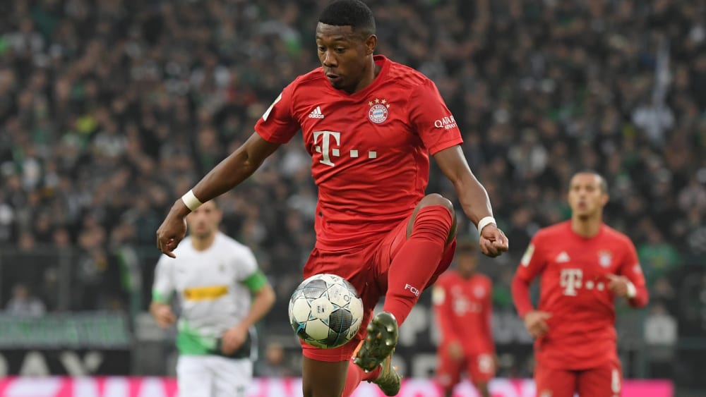 Bayern Münchens Verteidiger David Alaba hat seine Beckenstauchung überwunden.