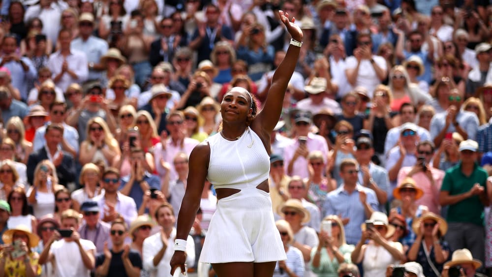 Serena Williams steht erneut im Finale von Wimbledon.