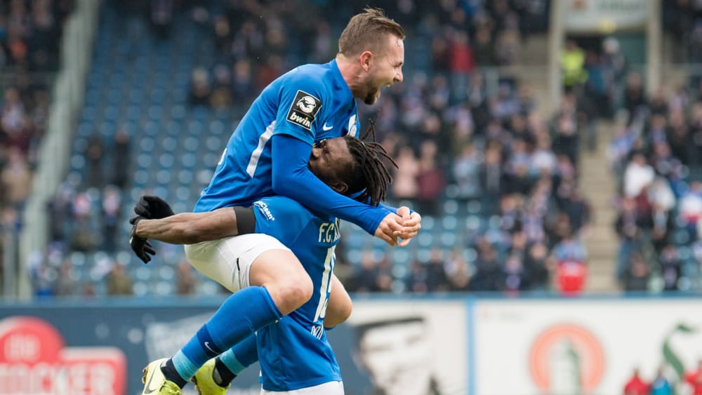 John Verhoek und Aaron Opoku
