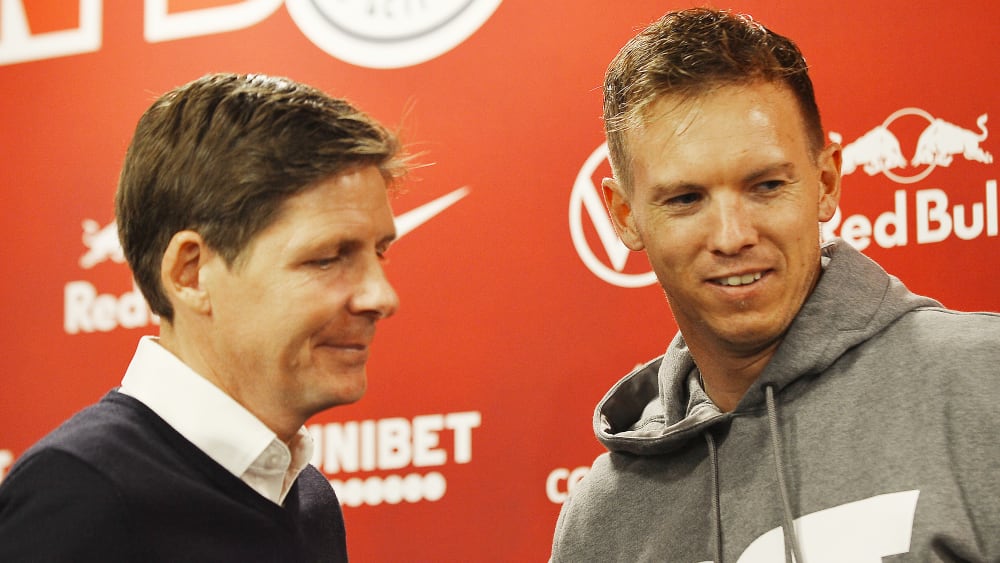 Julian Nagelsmann hat es vorgemacht: Schafft es Oliver Glasner (li.) mit Wolfsburg noch nach Europa?