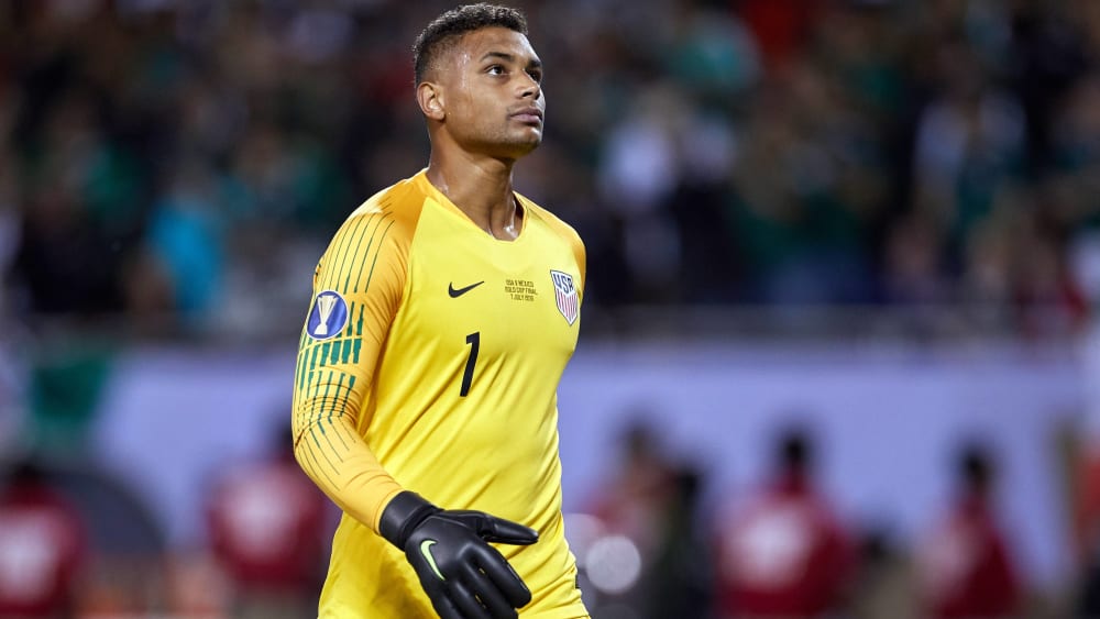 Hohe Ziele bei der Fortuna und bei ManCity: Keeper Zack Steffen.