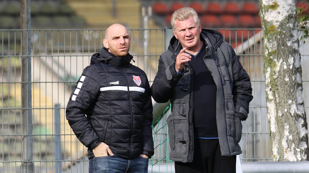 Niko Weinhart und Stefan Effenberg