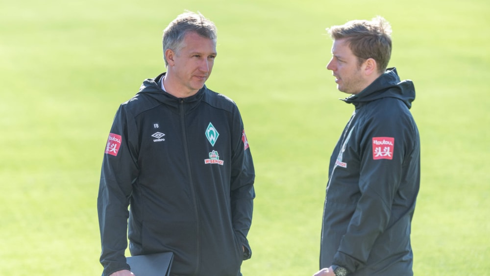 Frank Baumann im Gespräch mit Florian Kohfeldt