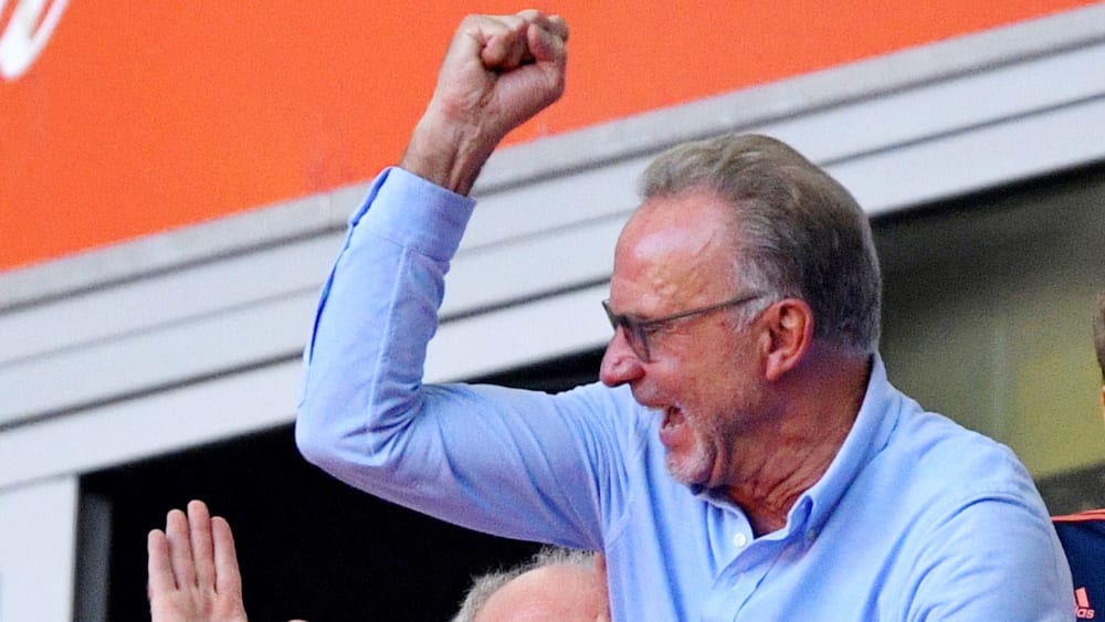 Karl-Heinz Rummenigge mit Uli Hoeneß
