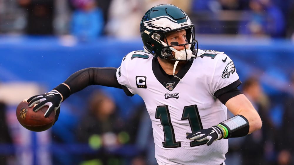 Carson Wentz ist Quarterback bei den Philadelphia Eagles.