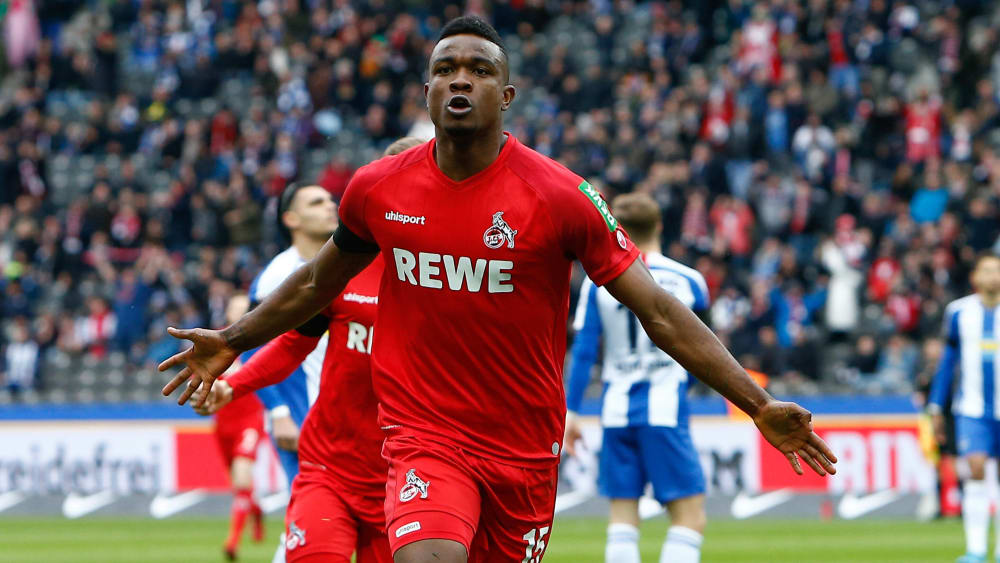 Er kann es auch auswärts: Kölns Jhon Cordoba.