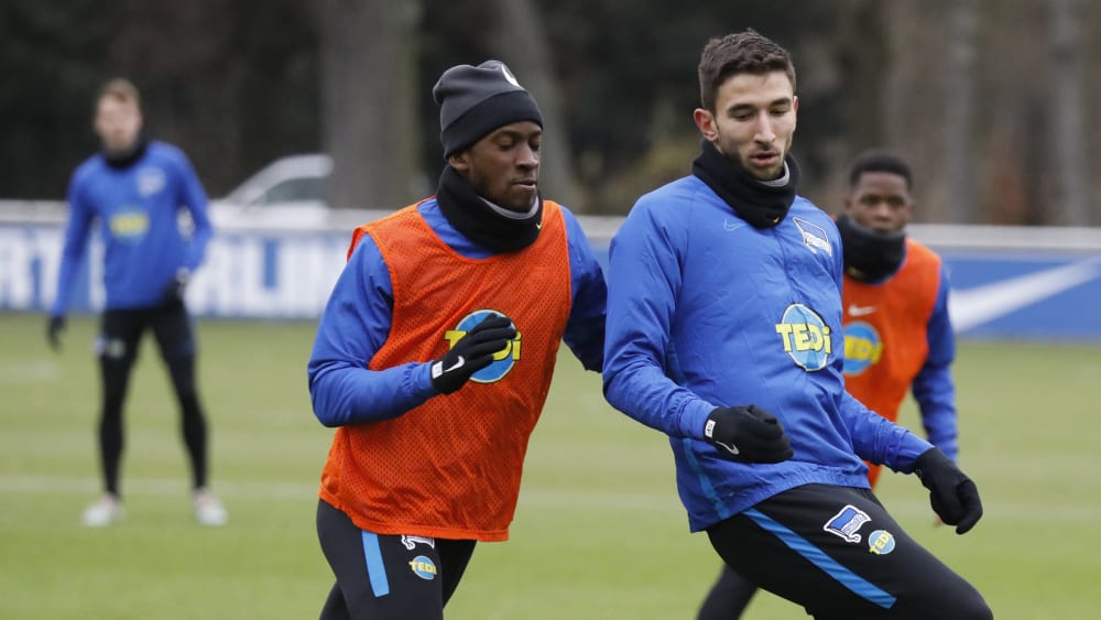 Dodi Lukebakio (li.) und Marko Grujic (re.)