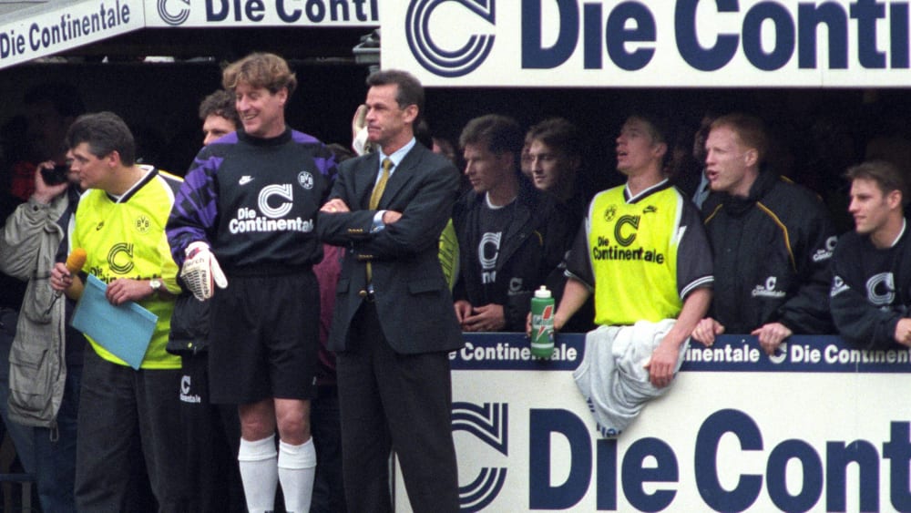 Toni Schumacher y Ottmar Hitzfeld