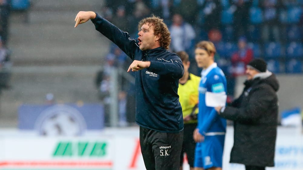 Magdeburgs Trainer Stefan Krämer